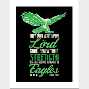 Wings like Eagles Isaiah 40 31 Christian Scripture Posters and Art